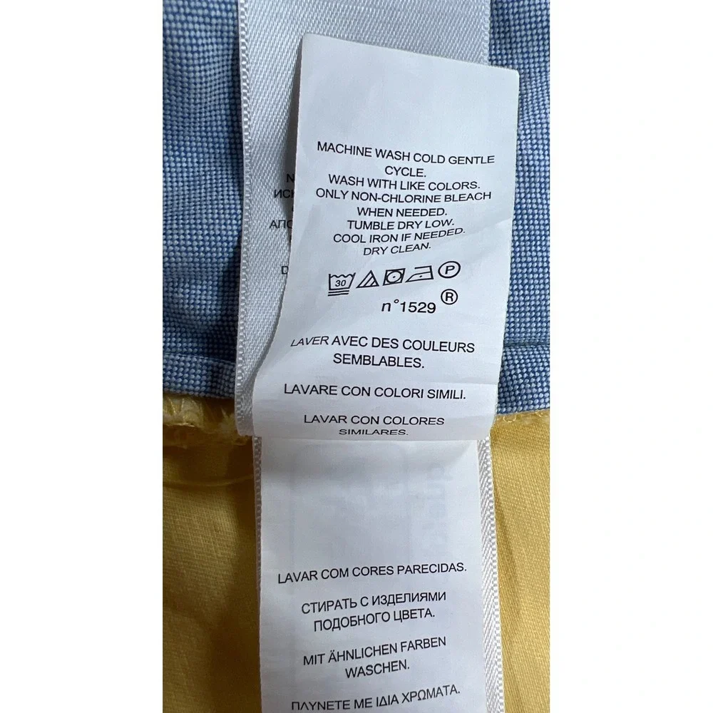 Polo Ralph Lauren Pants Chino Mens 32x32 Yellow Stretch Straight Fit